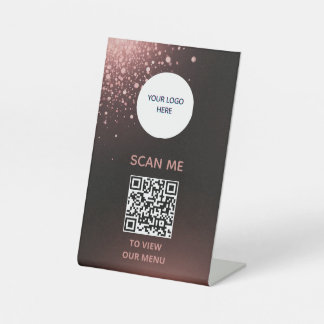 ペデスタル記号 – QRメニュー表示 台座サイン