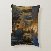 ペデュール・セヴェリン・クロイヤー - ミッドサマー・イヴの焚き火 アクセントクッション (裏面(縦))