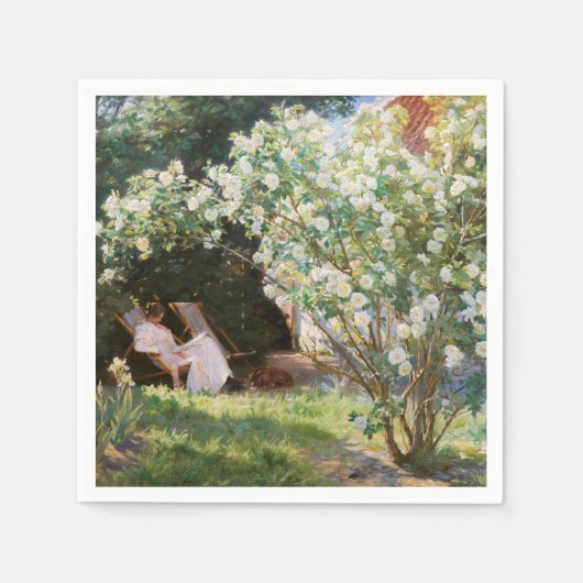 ペデルセベリンクロエ – バラ スタンダードカクテルナプキン (正面)