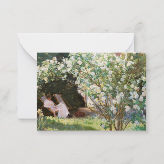 ペデルセベリンクロエ – バラ ノートカード (正面)