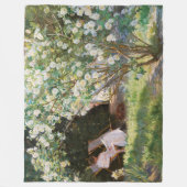 ペデルセベリンクロエ – バラ フリースブランケット (正面)