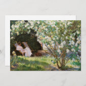 ペデルセベリンクロエ – バラ 招待状 (正面/裏面)