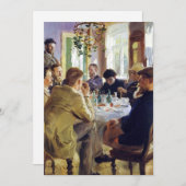 ペデルセベリンクローヤー – ランチタイム 招待状 (正面/裏面)