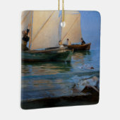 ペデルセヴェリンクロイエ – 魚釣りボート セラミックオーナメント (右)