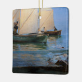 ペデルセヴェリンクロイエ – 魚釣りボート セラミックオーナメント (左)