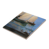 ペデルセヴェリンクロイエ – 魚釣りボート タイル (側面)