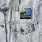 ペデルセヴェリンクロイエ – 魚釣りボート 缶バッジ (インサイチュ)