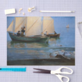 ペデルセヴェリンクロイエ – 魚釣りボート 薄葉紙 (クラフト)