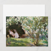 ペデール・セヴェリン・クロイヤー - バラ 招待状 (正面/裏面)