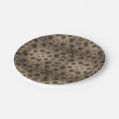 ペトスキーストーンミシガン州石化石 ペーパープレート (アングル)