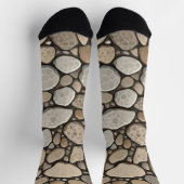 ペトスキーストーン抽象芸術 ソックス (上部)