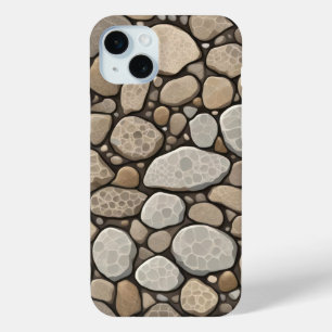 ペトスキーストーン抽象芸術 iPhone 15 MINIケース