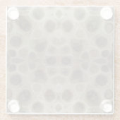 ペトスキー石 ガラスコースター (裏面)