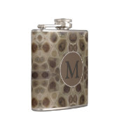 ペトスキー石、素晴らし湖州、化石パターン フラスク (右)