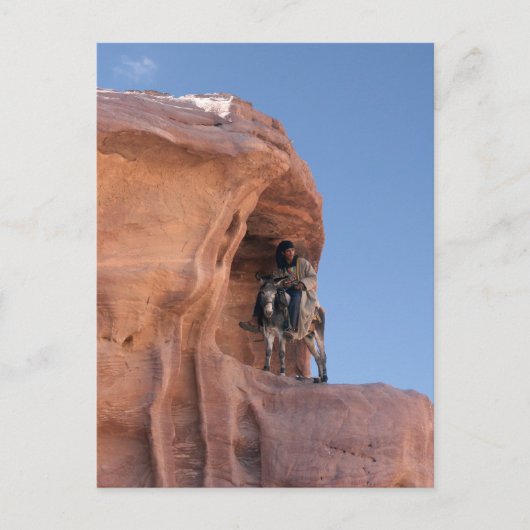 ペトラのベドウィン ポストカード (正面)