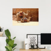 ペトラのラクダ ポスター (ホームオフィス)