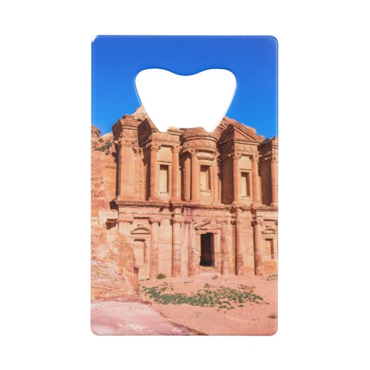 ペトラの素晴らしい景色 クレジットカード栓抜き (裏面)