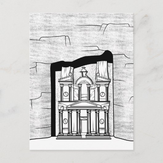 ペトラエルハズネテンプル ポストカード (正面)