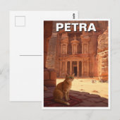 ペトラジョーダンキャットトラベル ポストカード (正面/裏面)