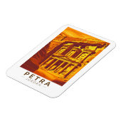 ペトラジョーダンサンセットトラベルアートヴィンテージ マグネット (左側)