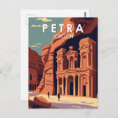 ペトラジョーダントラベルアートヴィンテージ ポストカード (正面/裏面)