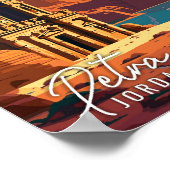 ペトラジョーダンヴィンテージ旅行アートイラストレーション ポスター (角)