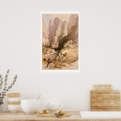 ペトラ入り、1839年3月10日、プレート98から ポスター (キッチン)