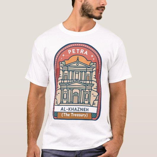 ペトラ・アル・カズネ (宝庫) Tシャツ (正面)