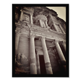 ペトラ・トロリー建物 フォトプリント           