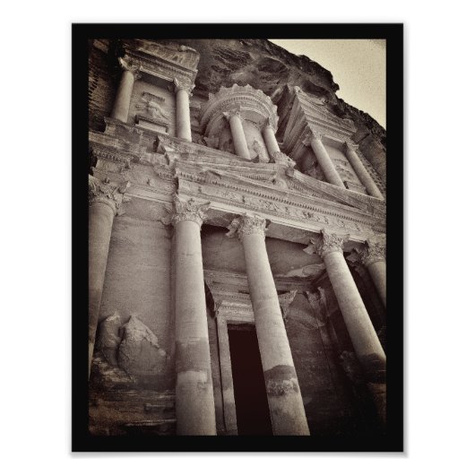 ペトラ・トロリー建物 フォトプリント            (正面)