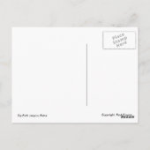 ペトラ，ヨルダン，スロットキャニオン ポストカード (裏面)