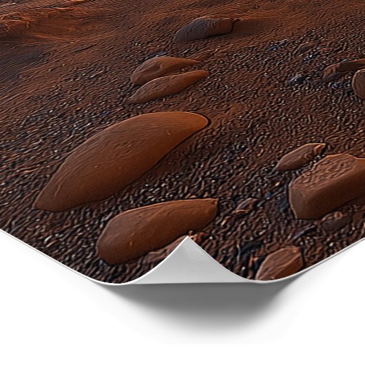 ペトラ,ヨルダン:象徴的な赤い岩の寺 ポスター (角)