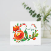 ペトリキフカウクライナアート ポストカード (スタンド正面)