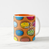 ペトリパーソナライズされたディッシュ医学 ツートーンマグカップ (正面右)