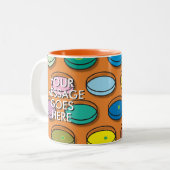 ペトリパーソナライズされたディッシュ医学 ツートーンマグカップ (正面左)