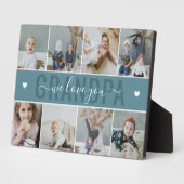 ペトルブルー・ウィ・ラブ・ユーおじいちゃん フォトコラージュ フォトプラーク (側面)