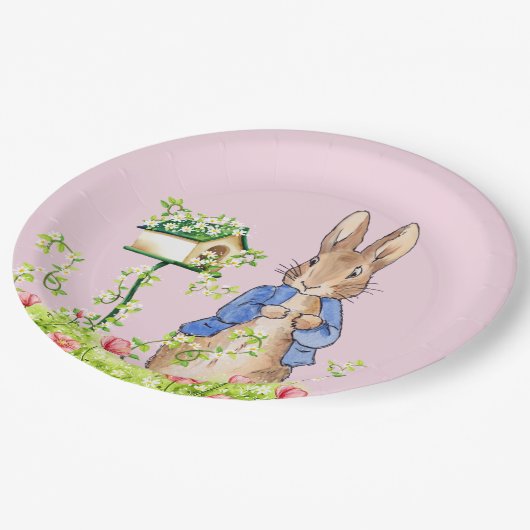 ペトロとウサギが園で ペーパープレート (アングル)
