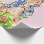 ペトロとウサギが園で ラッピングペーパー (角)