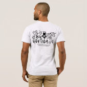 ペトログリフの収集ヘッドとマスク Tシャツ (裏面フル)