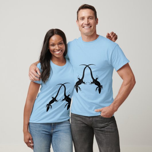 ペトログリフケーブリッジブラックデザートリザード Tシャツ (ユニセックス)