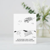 ペトログリフバーコード ポストカード (スタンド正面)