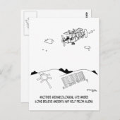 ペトログリフバーコード ポストカード (正面/裏面)