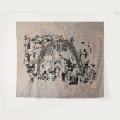 ペトログリフパネル – ユタ州ロチェスタークリーク タペストリー (正面(横))