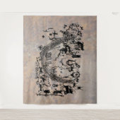 ペトログリフパネル – ユタ州ロチェスタークリーク タペストリー (正面)