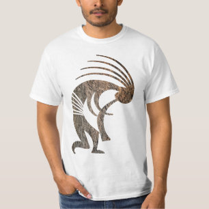 ペトログリフ先住民アメリカンココペリTシャツ Tシャツ