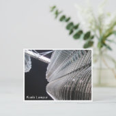 ペトロナス塔が空に高い ポストカード (スタンド正面)