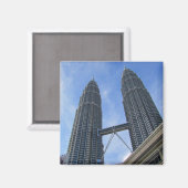 ペトロナス塔が高い マグネット (正面/裏面)