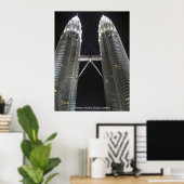 ペトロナス塔のポスター ポスター (ホームオフィス)