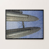 ペトロナス縁ど塔 ジグソーパズル (横)