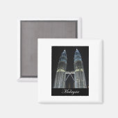 ペトロナス・タワーズ・アットナイト マグネット (正面/裏面)